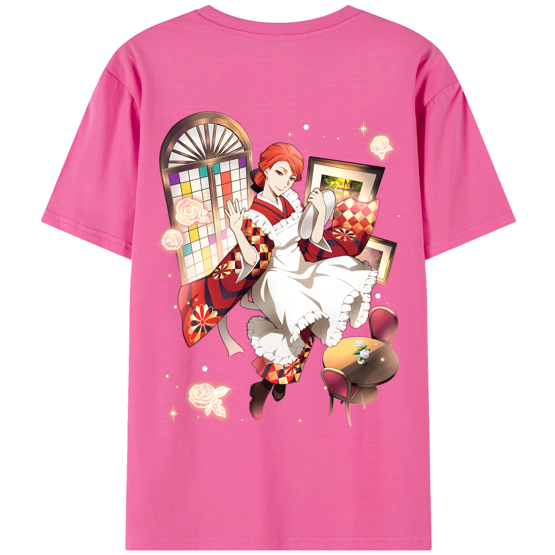 （画像用） 文豪ストレイドッグス Bungo Stray Dogs レディース半袖Tシャツ(バックプリント)